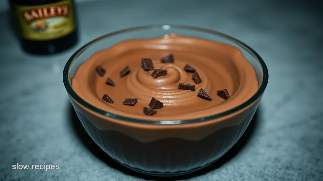 Decadent Baileys Irish Cream Chocolate Mousse