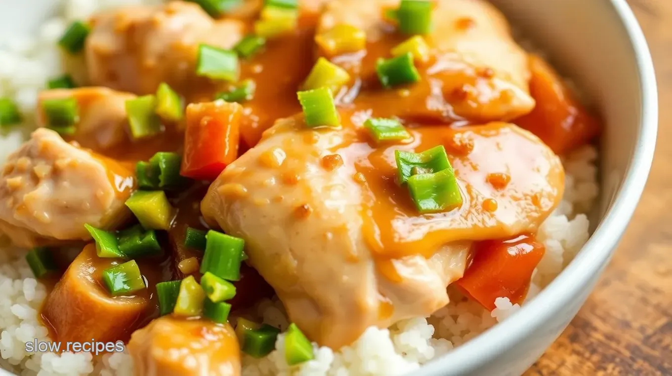 Slow Cooker Honey Garlic Frozen Chicken