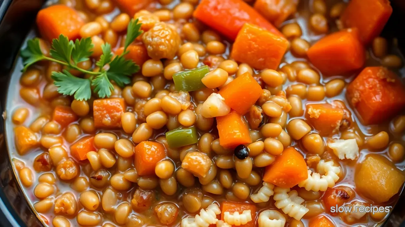 Hearty Slow Cooker Lentil Stew