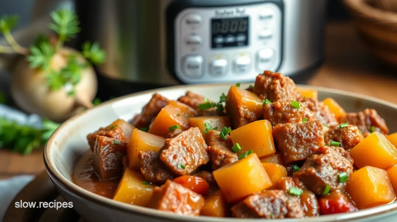 Savory Instant Pot Beef Stew – Comfort in a Bowl