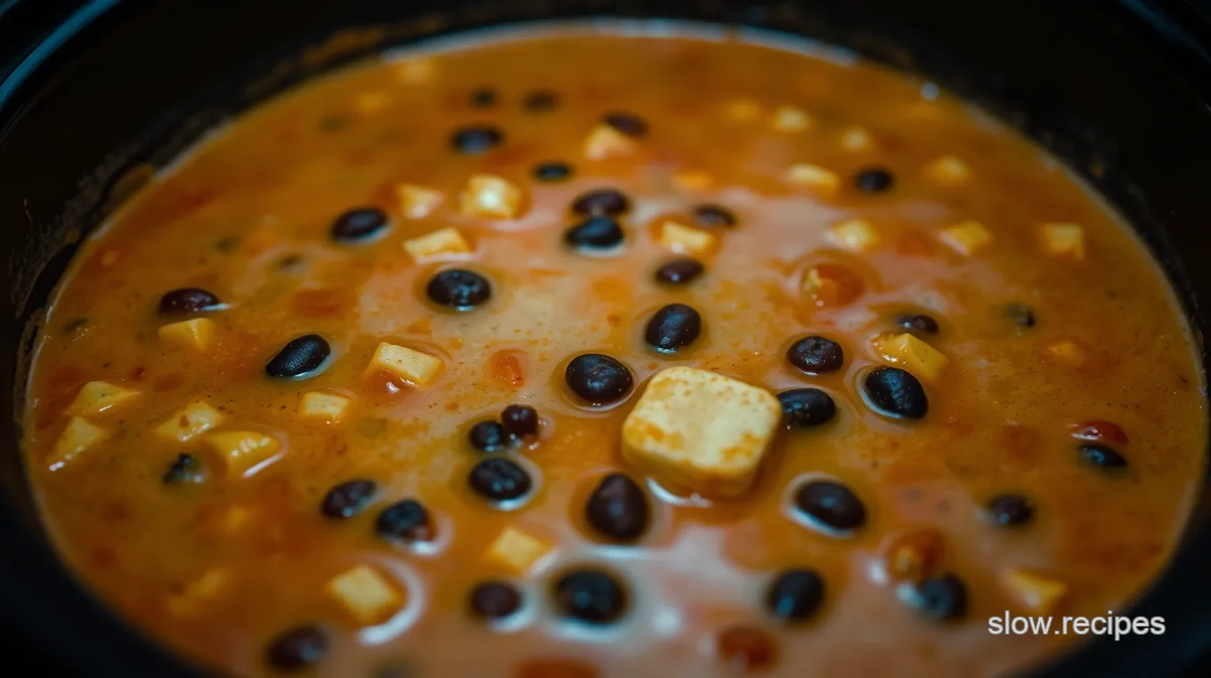 Slow Cooker Creamy Chicken Enchilada Soup