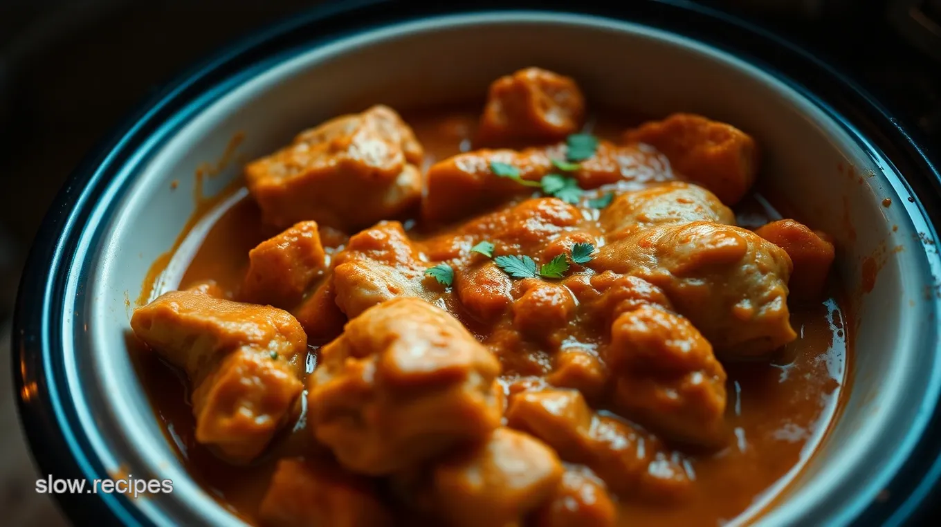 Tender Slow Cooker Chicken Tikka Masala