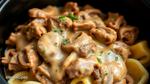 Cozy Slow Cooker Beef Stroganoff Recipe