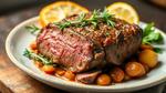 Slow Cooked Beef Roast with Aromatic Herbs