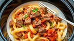 Slow Cooker Beef Pasta with Comforting Flavor