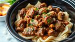 Slow Cooker Beef Tips - Comforting Delight