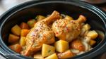 Slow Cooker Chicken Legs with Savory Potatoes