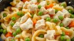 Slow Cooker Chicken Noodle Casserole