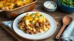 Baked Pulled Pork Mac and Cheese Delight