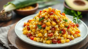 Roasted Corn Salad with Zesty Flavor