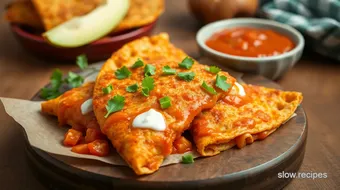 Fried Buffalo Chicken Spicy Quesadillas