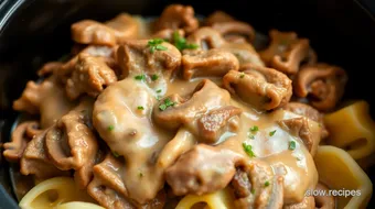 Cozy Slow Cooker Beef Stroganoff Recipe