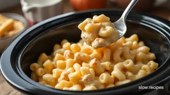 Crockpot Chicken Creamy Mac & Cheese