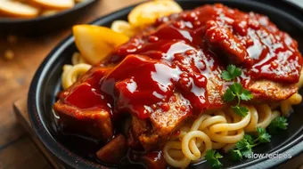 Slow Cooker BBQ Pork with Flavorful Sauce