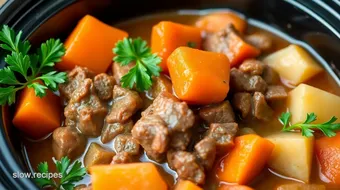 Crock Pot Large Slow Cooker: 5 Easy Steps to Amazing Beef Stew! recipe card