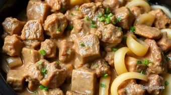 Satisfying Slow Cooker Beef Stroganoff