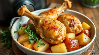 Slow Cooked Chicken Drumsticks with Potatoes