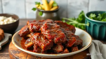 Slow Cooker Ribs Tender BBQ Delight