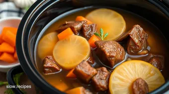 Slow Cooker Beef Bone Broth: Healthy & Nutritious recipe card