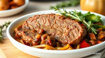 Slow Cooker Beef Eye Round Roast Delight recipe card