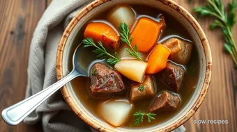 Slow Cooker Bone Broth: Easy, Nutritious Comfort recipe card