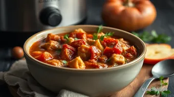 Slow Cooker Chicken Chili with Roasted Tomatoes