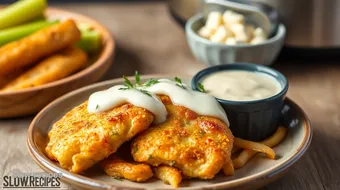 Slow Cooker Chicken Tenders with Ranch Sauce