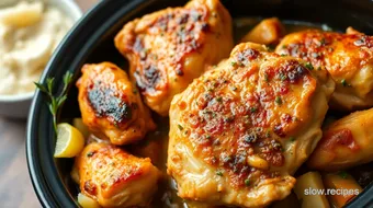 Slow Cooker Chicken Thighs Zesty Comfort