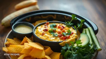 Slow Cooker Corn Poblano Bacon Dip