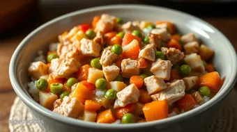 Slow Cooker Diced Chicken Delight