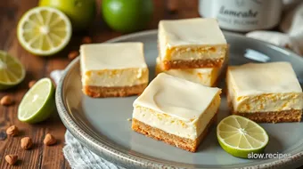 Slow Cooker Lime Cheesecake Cookie Bars