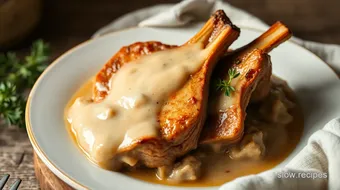 Slow Cooker Pork Chops with Creamy Sauce