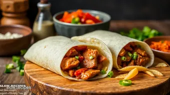 Slow Cooker Pork Spicy Asian Wraps