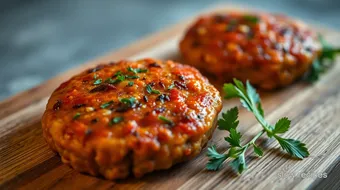 Delicious Hot Sausage Patties: Easy Italian Flavor at Home recipe card