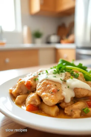 Creamy Ranch Chicken in the Slow Cooker steps