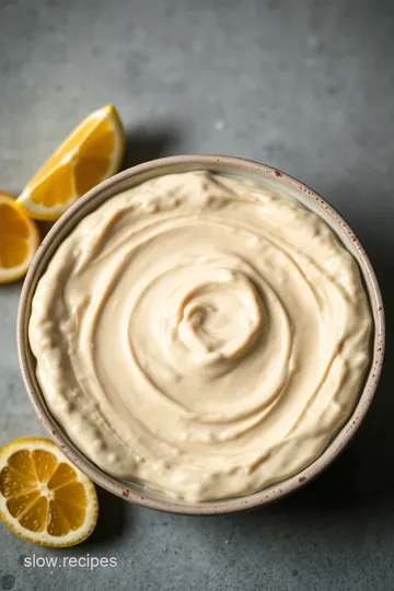 Creamy Raw Cashew Sauce presentation