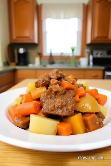 Hearty Beef and Vegetable Stew in a Crock Pot steps