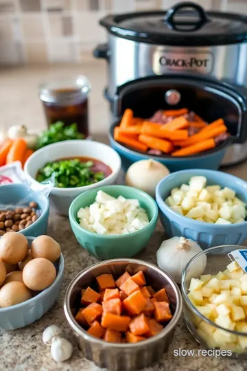 Crock Pot Programmable Slow Cooker Beef Stew ingredients