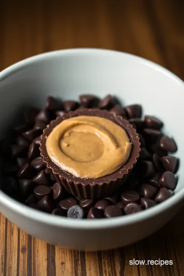 Decadent Chocolate Peanut Butter Cups presentation