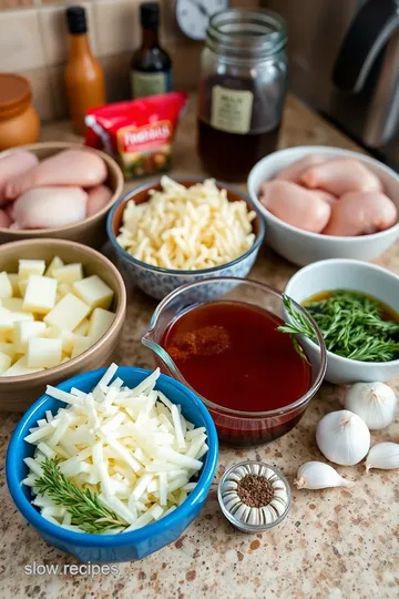 French Onion Chicken Slow Cooker ingredients