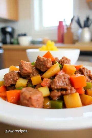 Hearty Weight Watchers Slow Cooker Beef and Vegetable Stew steps