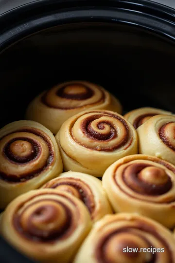 Irresistible Slow Cooker Cinnamon Rolls presentation