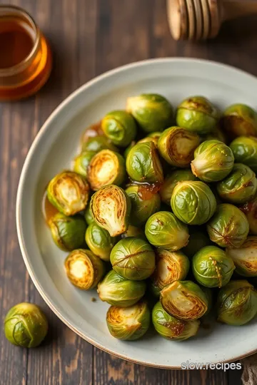Roasted Brussels Sprouts with Spicy Honey ingredients