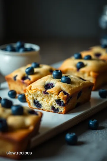 Lemon Blueberry Bliss Mini Loaves presentation