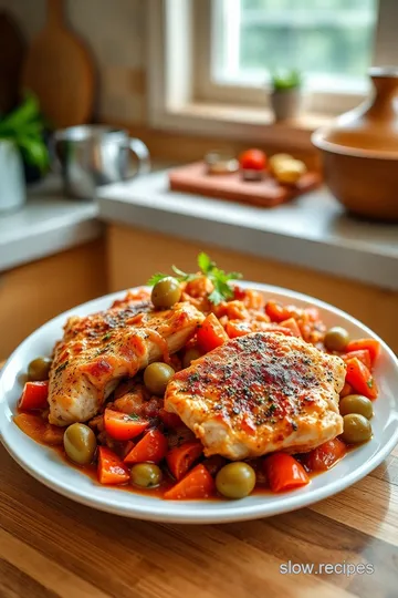 Mediterranean Slow Cooker Chicken with Olives and Tomatoes steps