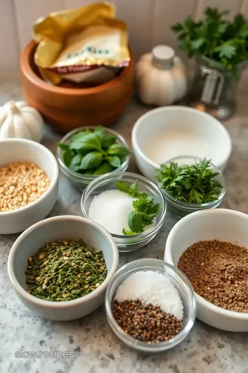 Garlic Herb Spice Recipe ingredients