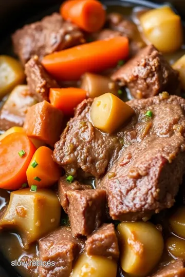 Slow Cooker Venison Stew presentation