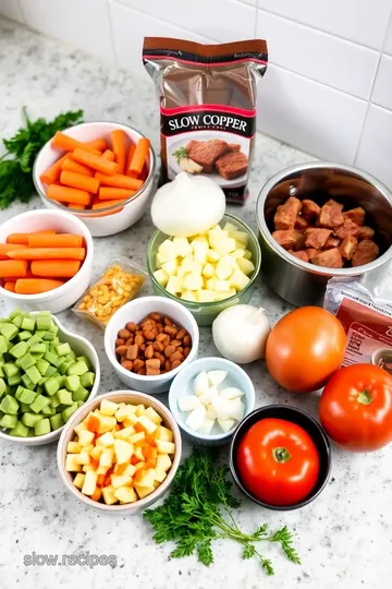 Savory Beef Stew for Your 3 Qt Slow Cooker ingredients