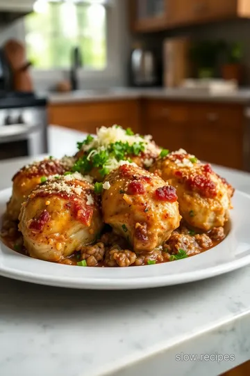 Savory Garlic Herb Chicken Thighs in a Slow Cooker steps