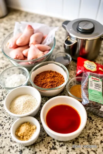 Slow Cook Turkey Wings in Crock Pot ingredients